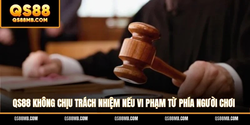 QS88 không chịu trách nhiệm nếu vi phạm từ phía người chơi