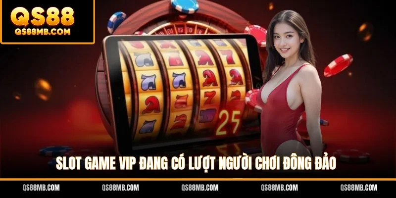 Slot game VIP đang có lượt người chơi đông đảo